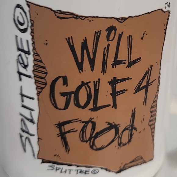 Split Tee Ceramic Coffee Mug WILL GOLF 4 FOOD - Picture 7 of 7